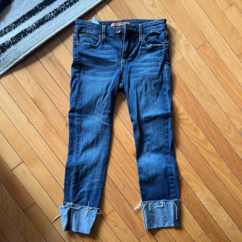 Joe’s Jeans Women’s Smith Straight Midrise Cuff Crop Jean- size 24